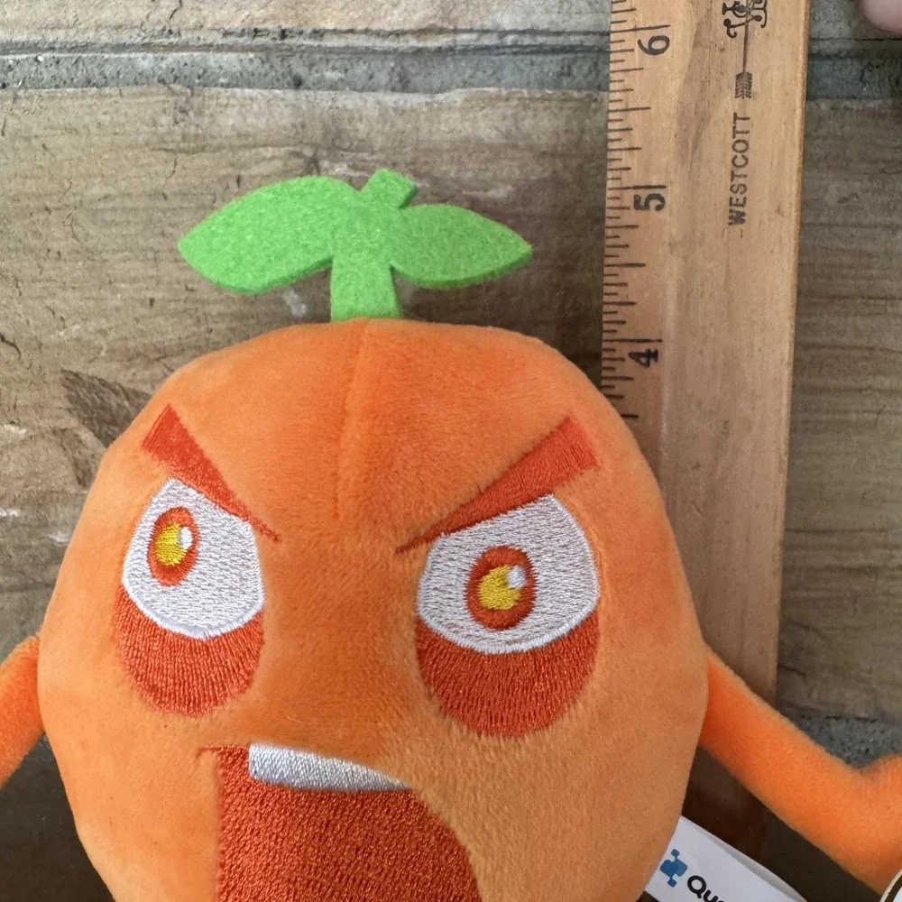 Qumulo Advertising Orange Plush Grumpquat Stuffed Animal